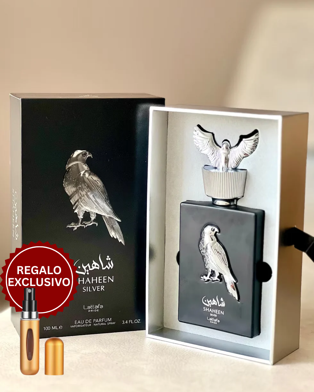 SHAHEEN SILVER ESTUCHE + REGALO ESPECIAL