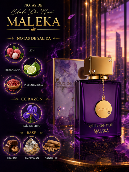 Club the nuit Maleka | El perfume de REINA