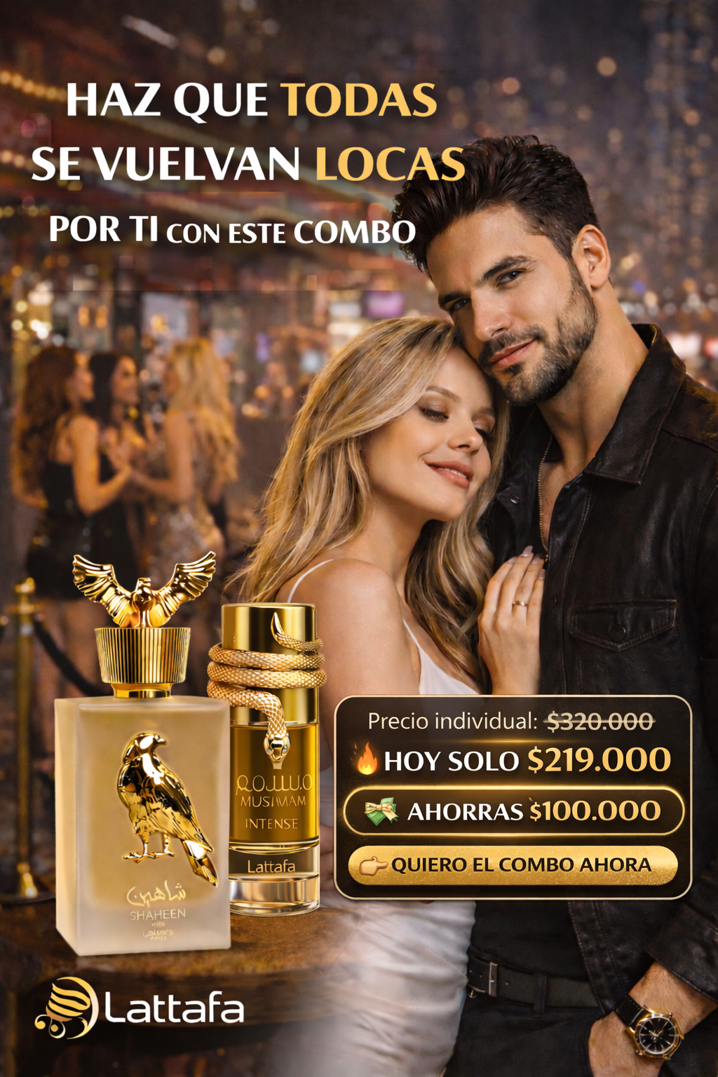 Dúo Poder Total – Día y Noche |SHAHEEN GOLD - MUSAMAM WHITE