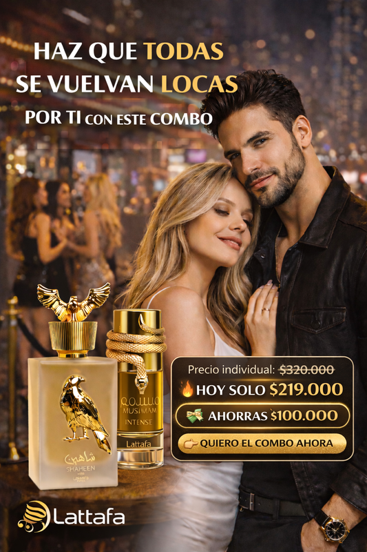 Dúo Poder Total – Día y Noche |SHAHEEN GOLD - MUSAMAM WHITE