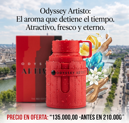 PERFUME ODYSSEY ARTISTO + PERFUMERO REGALO