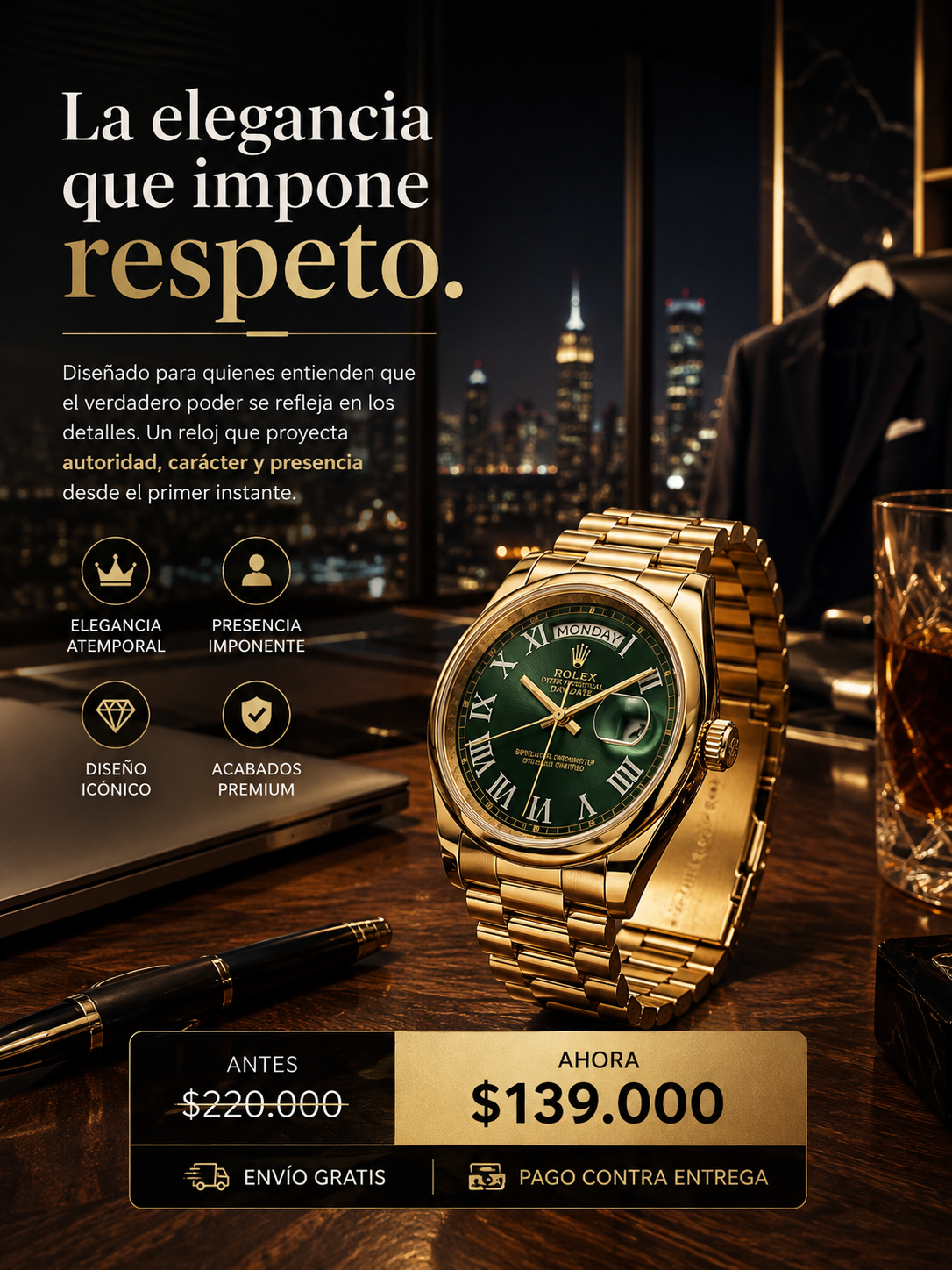 Reloj Elegancia Pura 36mm