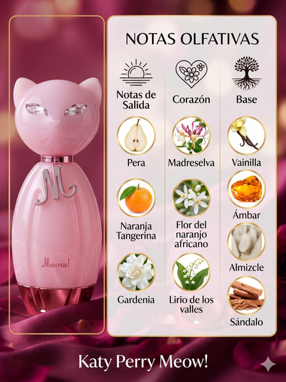 MEOW KATY PERRY + PERFUMERO DE REGALO