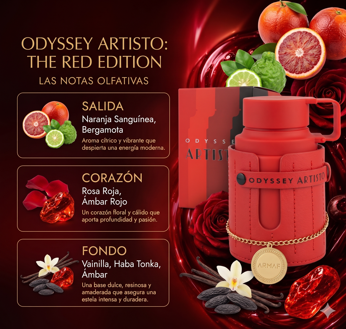 PERFUME ODYSSEY ARTISTO + PERFUMERO REGALO