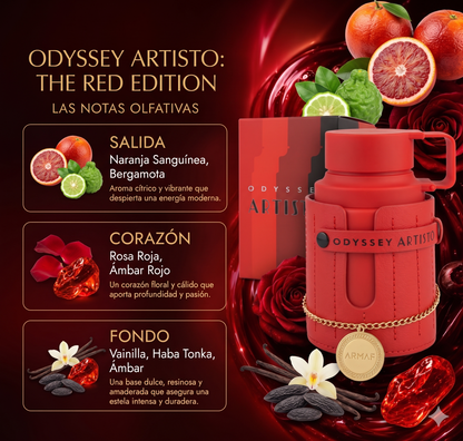 PERFUME ODYSSEY ARTISTO + PERFUMERO REGALO