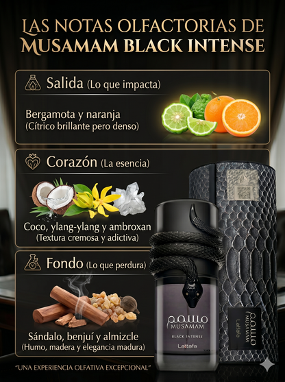 MUSAMAM BLACK INTENSE | LA SERPIENTE NEGRA