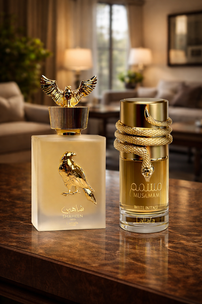 Dúo Poder Total – Día y Noche |SHAHEEN GOLD - MUSAMAM WHITE